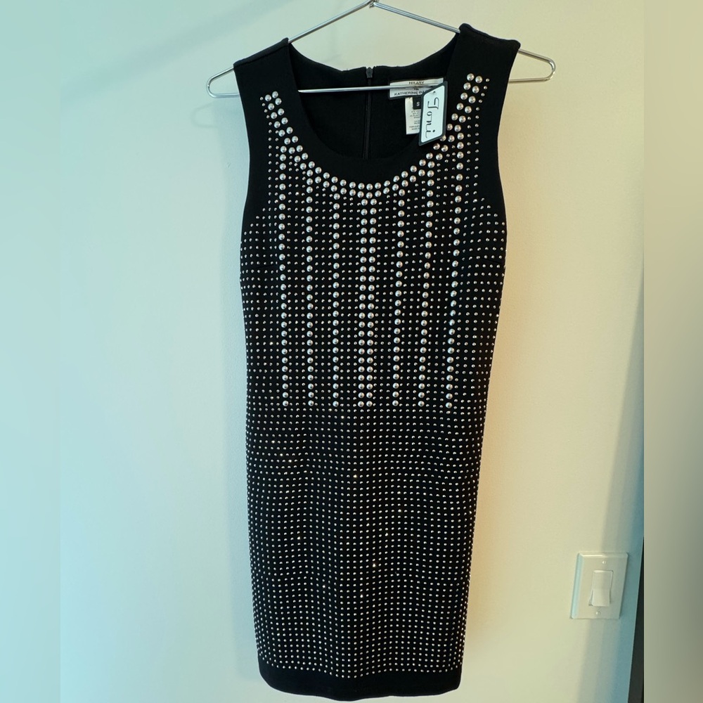 Hilary Radley for Katherine Barclay. Size: SMALL. Color: BLACK / STUDDED.